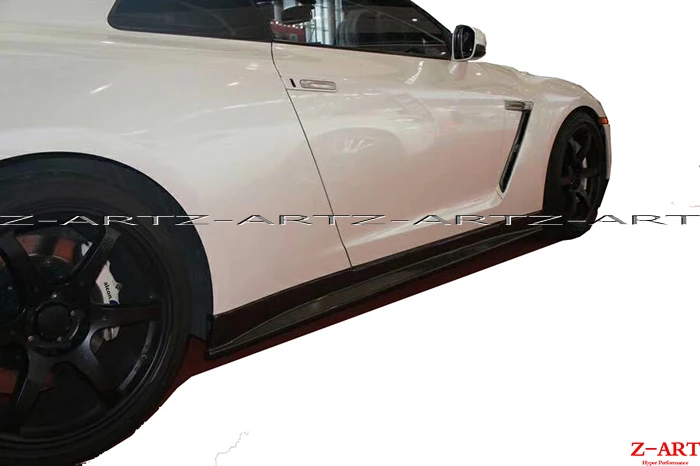 Z ART комплект корпуса из углеродного волокна для GT R R35 настройки GTR aerokit Передняя