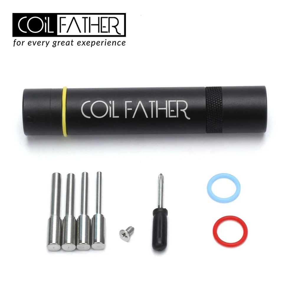 

Coil Father V2 Coil Jig for Electronic Cigarette RDA Atomizer Wick Wire Coil Tool Wrapping Coil Screwdriver Vape Accessories