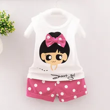 KLV cute infant newborn baby girl clothes cute newborn baby girl Letter Pocket T-Shirt Tops Striped Pants 2Pcs Set Outfits#y4