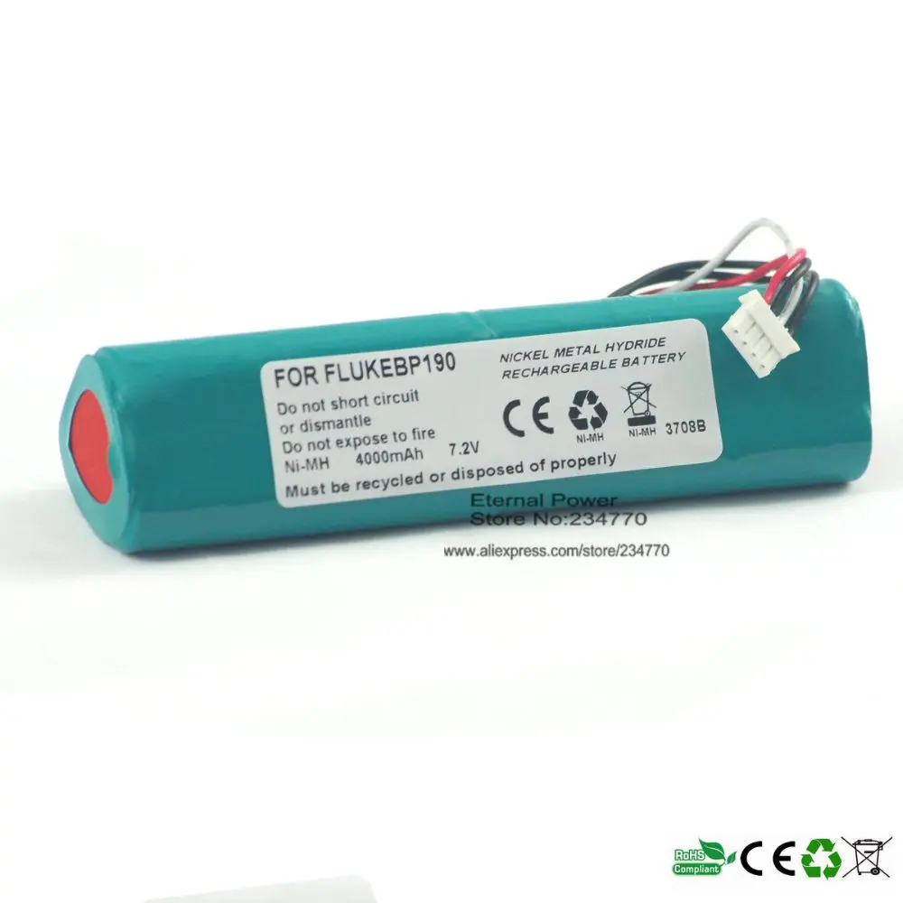

Replacement For FLUKE BP190,190,190C,192,192B,196,196B,190B,199B,199C,215C,192C,196CM,199C/S,192C/S,196BM,scopeMeters Battery