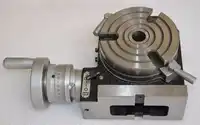 HV4 diameter 100mm vertical and horizontal milling machine horizontal vertical rotary table high precision