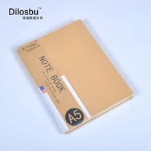 Dilosbu A5 крафт обложка классификации ноутбуков закладки внутри страниц записная книжка 12 категория ПВХ Чехол Творческие тенденции
