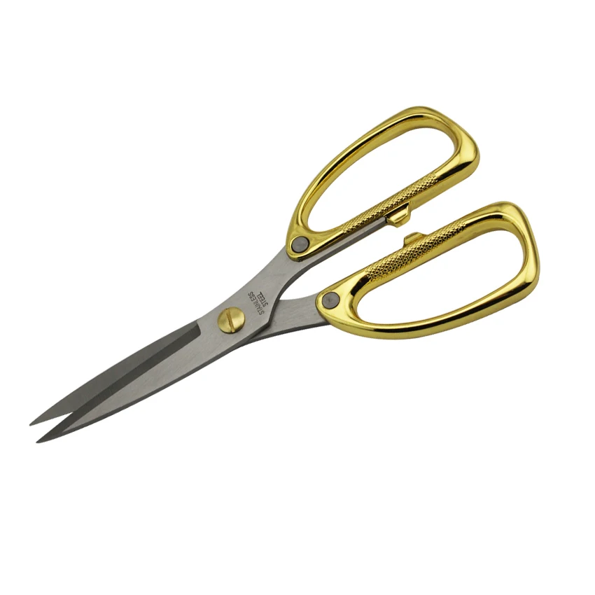 Gold Handle Stainless Steel Professional Sewing Scissors for Fabric