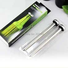 100 шт винные пивные охлаждающие палочки из нержавеющей стали охладитель для напитков охладитель ледоруб в бутылке