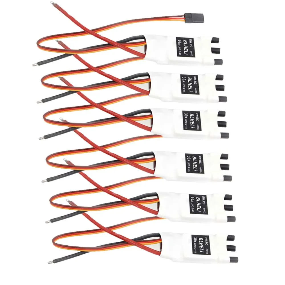 Koop F18124 4 6 5 1 set JMT 30A SimonK Blheli 2 4 s Lipo 5 v 3A BEC Brushless ESC Speed Controller voor DIY Multicopter Quadcopter