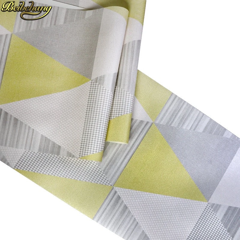beibehang papel parede 3D Modern Luxury Wallpaper For Walls Modern Geometric triangle Vinyl wallpaper For Living Room wall paper