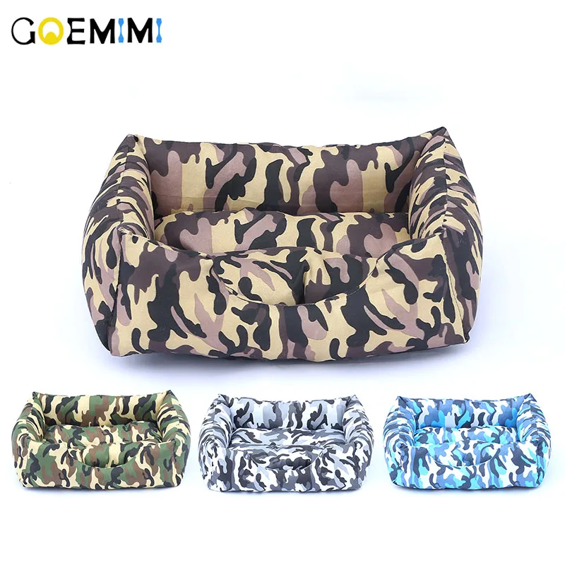 

New Arrival Dog Camouflage Bed Comfortable Warm House High Quality dog beds for large dogs Cat Bed House Pet Products