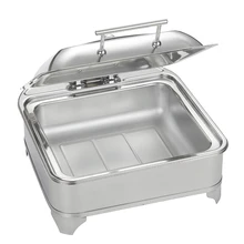 6L Нержавеющая сталь квадратный плита откидного типа Еда теплее, особенно китайского самовара, со стандартом ISO& Полный стол питания