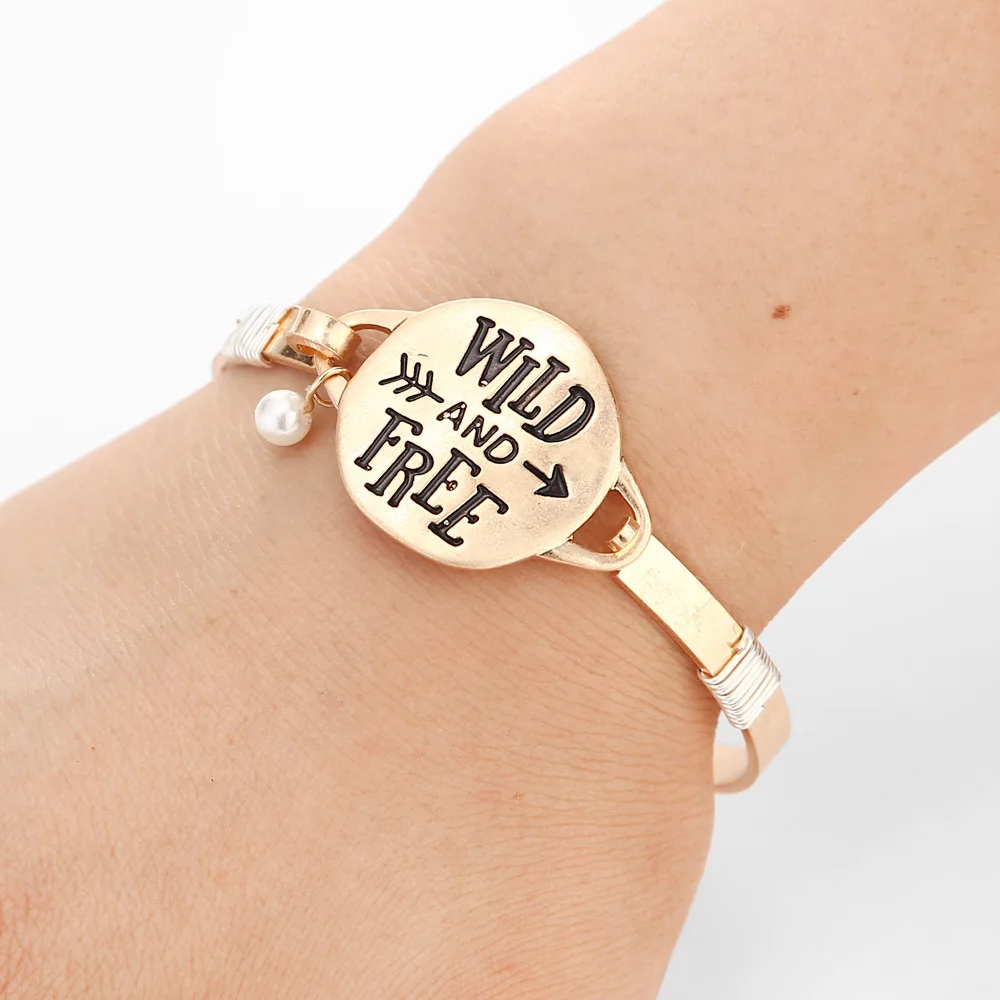 203036-4 WILD AND FREE BANGLE