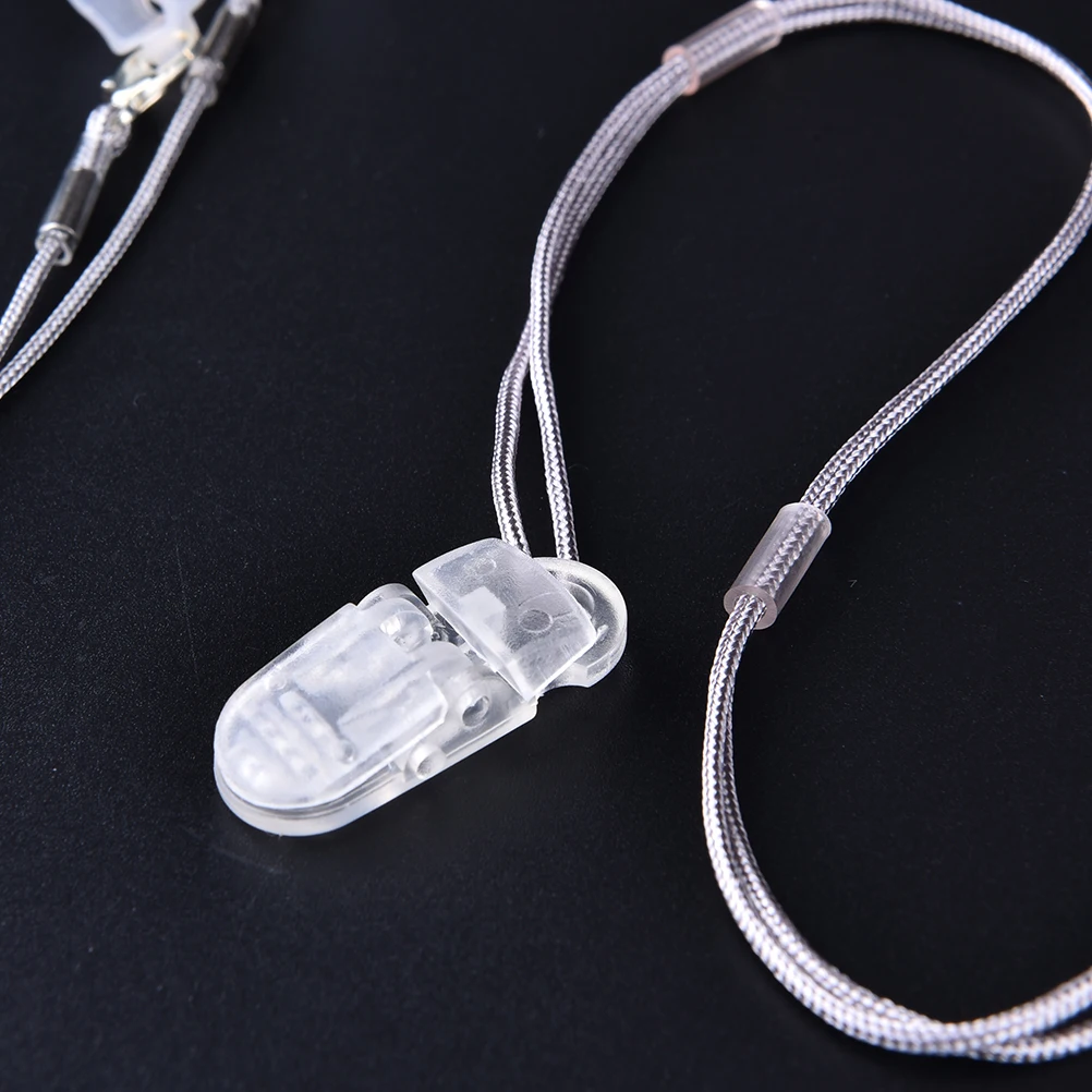 Защитный держатель протектор 1 пара(зажим+ веревка) Силиконовые Рукава Крышка для BTE слуховые аппараты зажим зажимы