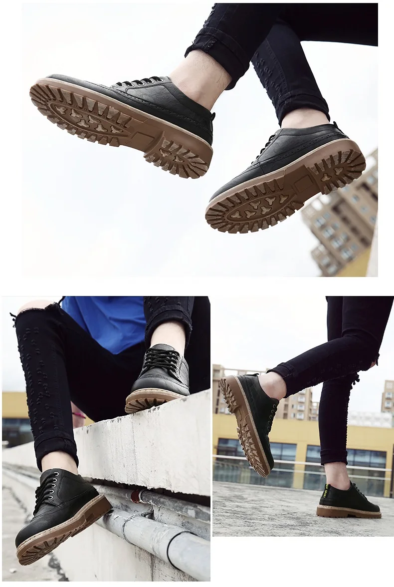 2018 New spring autumn genuine leather hiking sports shoes breathable Shock absorption  ventilation wear resistance  (11)