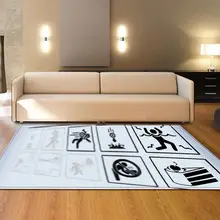 Творческий спальня ковер для гостиной коврики коврик Детская комната компьютерный стул коврик для ванной противоскользящим бытовых decoratio