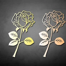 Классическая Металлическая Закладка из нержавеющей стали в китайском стиле, подарок на день рождения, Закладка из нержавеющей стали