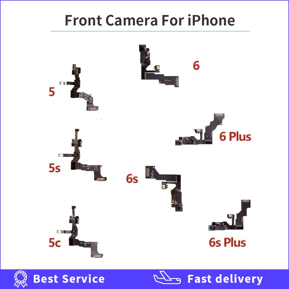 

High Quality Front Camera For iPhone 5 5S 5C 6S 6 Plus Front Facing Camera Lens Proximity Sensor Flex Cable Module for iphone