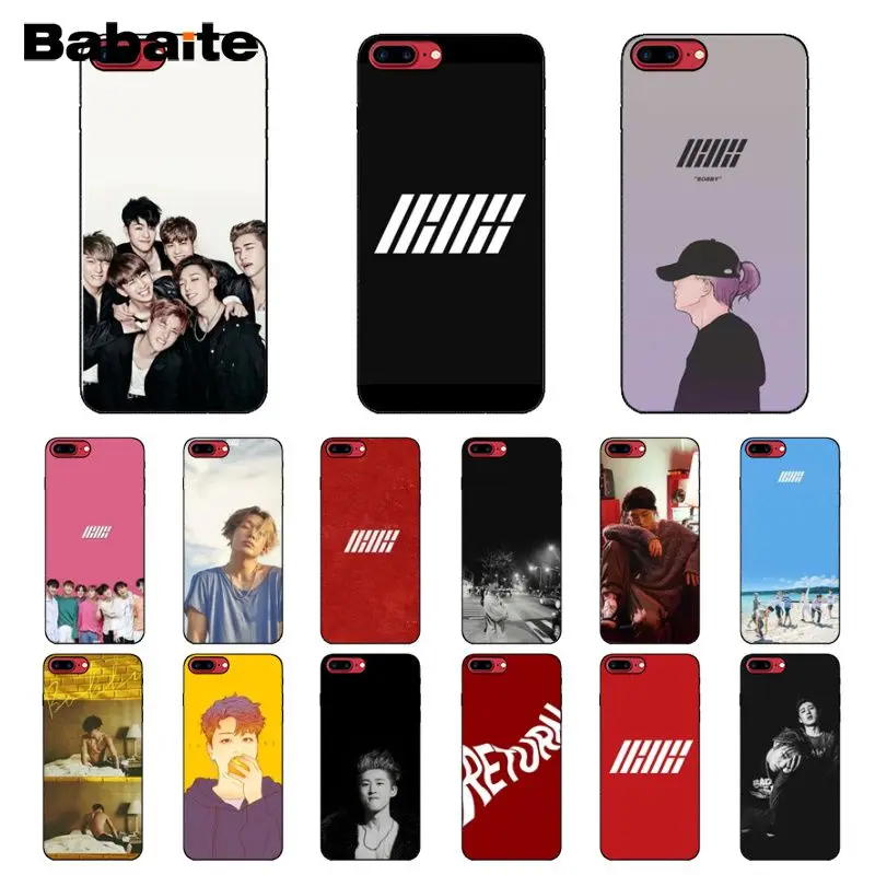 Babaite iKON kpop Bobby B. I. Мягкий силиконовый чехол из ТПУ для iPhone 5 5Sx 6 7 7plus 8 8Plus X XS MAX