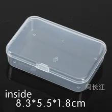 502 прямоугольная пластиковая коробка Pp маленькая коробка части коробка цифровые продукты с крышкой
