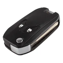 2 кнопки, необработанное лезвие дистанционный ключ для автомобиля с наклейка на машину чехла для NISSAN Cube micra Note Qashqai Juke Romote ключ чехол P5