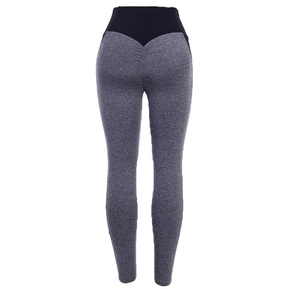 2019 woman yoga pants cotton Women's Yoga Breathable Pants Fitness Sports Running Leggings Hip Push Function Stretch pants 40M17 (8)