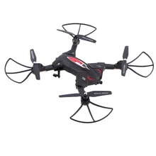 2.4GHz 4CH RC Quadcopter WIFI FPV Drone Toy Headless Mode With HD Camera Black