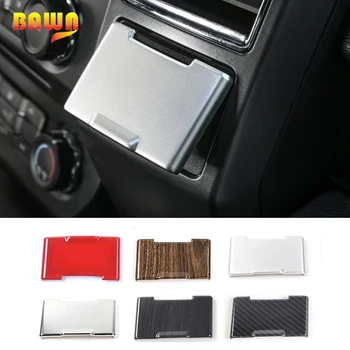 

HANGUP 6Color ABS Car Interior Electrical Socket Power Supply Panel Decoration Cover Stickers For Ford F150 2015 Up Car Styling