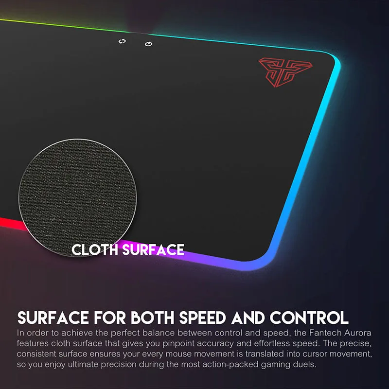 MPR350 игровой RGB USB Коврик для мыши скоростной тип поверхности ноутбука компьютера