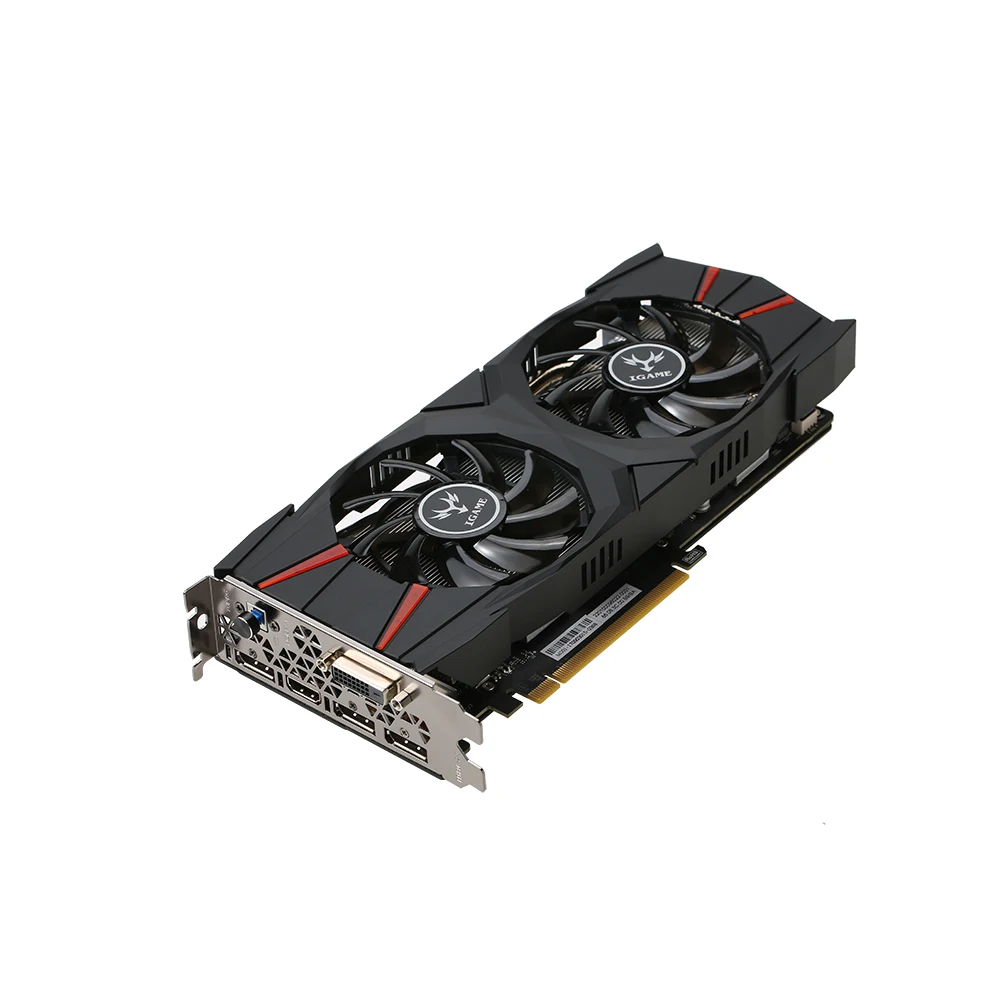 Красочная игровая GTX1060 U 6G видеокарта 1556 1771 МГц/8008MHz1060 GDDR5 PCI E 3 * DP + HDMI DVI