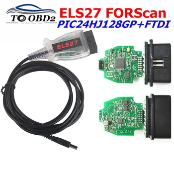 

ELS27 FORScan PIC24HJ128GP+FTDI Microchip For Ford for mazda for Mercury Designed Work Over ELM327&J2534 ELS27 V2.3.8 for Lincol