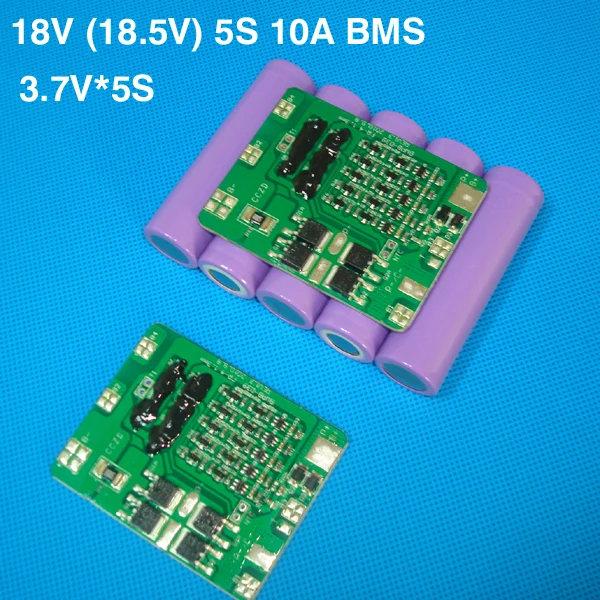 Бесплатная доставка 5S 10A 18 В BMS / PCM PCB 18.5 литий-ионный литиевые аккумулятор 18650 |