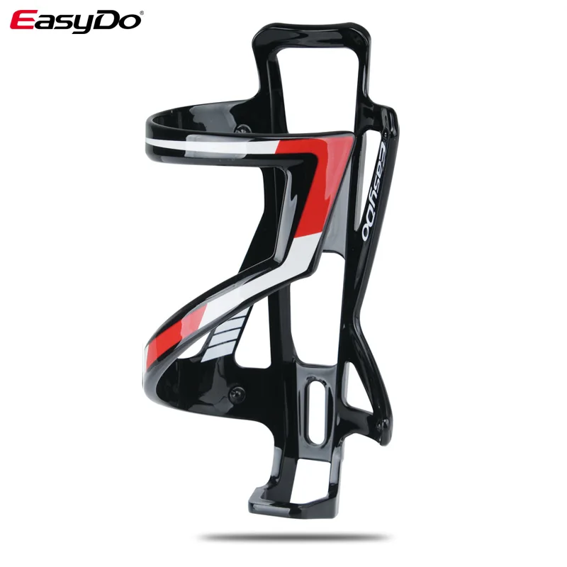EasyDo велосипедная фляга для воды Держатель Клетки MTB дорожный велосипед чайник для велосипеда легкий экологически чистый материал ED-028 - Цвет: BLACK-red