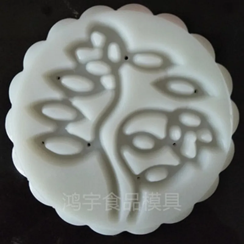 75g цветок сливы цветок ручной Пресс форма для выпечки китайских пирожных дешевые Кухня формы для выпечки поставки круглая форма для выпечки пластиковые инструменты для выпечки для торта