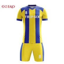 Зеленая желтая футбольная форма Джерси для мужчин