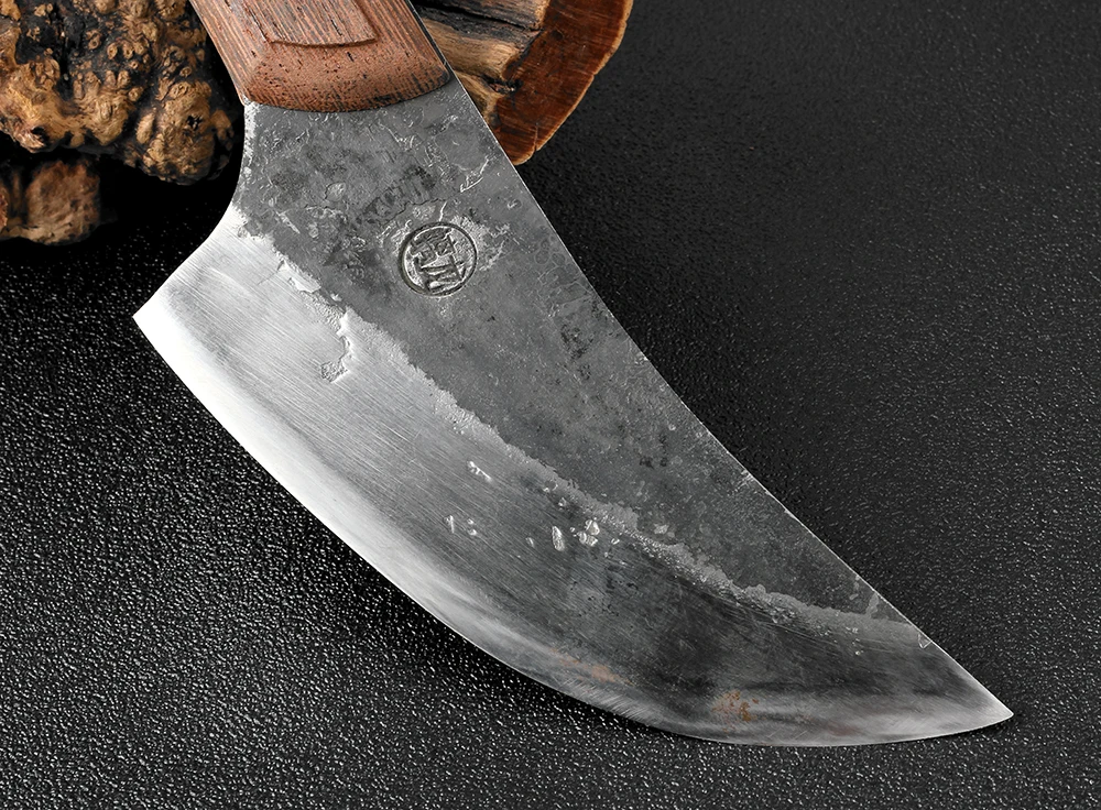  XITUO hand forging slaughter butcher knife full Tang Bao steel planing knife beef hammer wide axe k - 32991650169