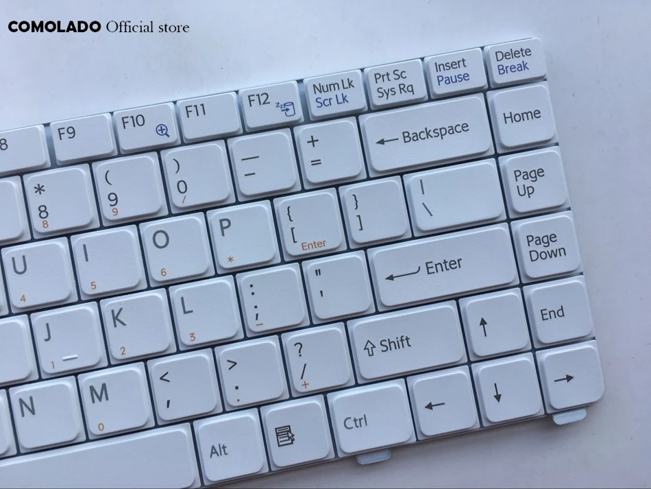 US English Keyboard For SONY VAIO VGN-C White keyboard US Layout (2)