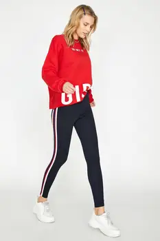 

Koton Women Navy Blue Leggings 9 YAL48059IK
