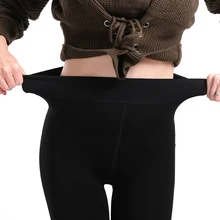 Roooftrellen-Leggings chauds en velours épais pour femmes, nouvelle mode automne et hiver, à haute élasticité et de bonne qualité, tendance 2019