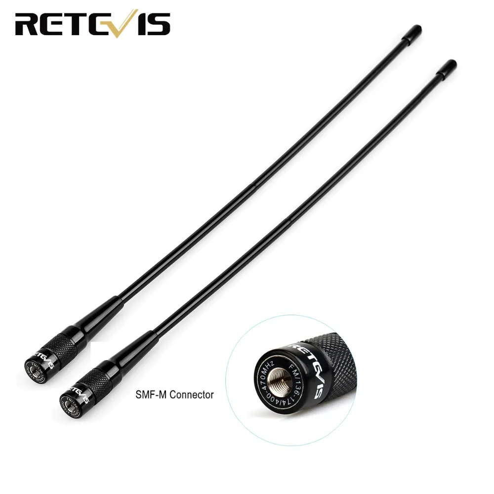 2 шт. Retevis RHD-771 SMA-M двойная антенна VHF/UHF Для Retevis RT3 рация ПМР радиолюбителей КВ трансивер C9030M