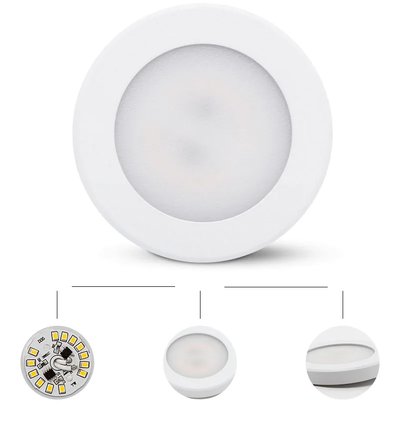 LED downlight Surface Mounted 3W 5W 7w 10W 15W Ceiling Lamps Ultra Thin Driverless led spotlights 220V Ceiling Fixtures Lighting