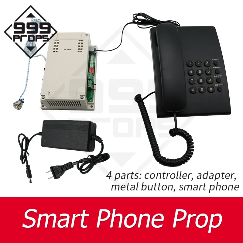 Escape Room Antique Phone Prop Smart Phone prop dial right code to get audio clues or open lock 999PROPS 6