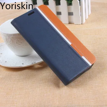 

Premium Scratch Resistant Leather Flip Stand With Card Holder PU leather Cover Wallet Case For Vodafone Smart E8 Moblie Phone