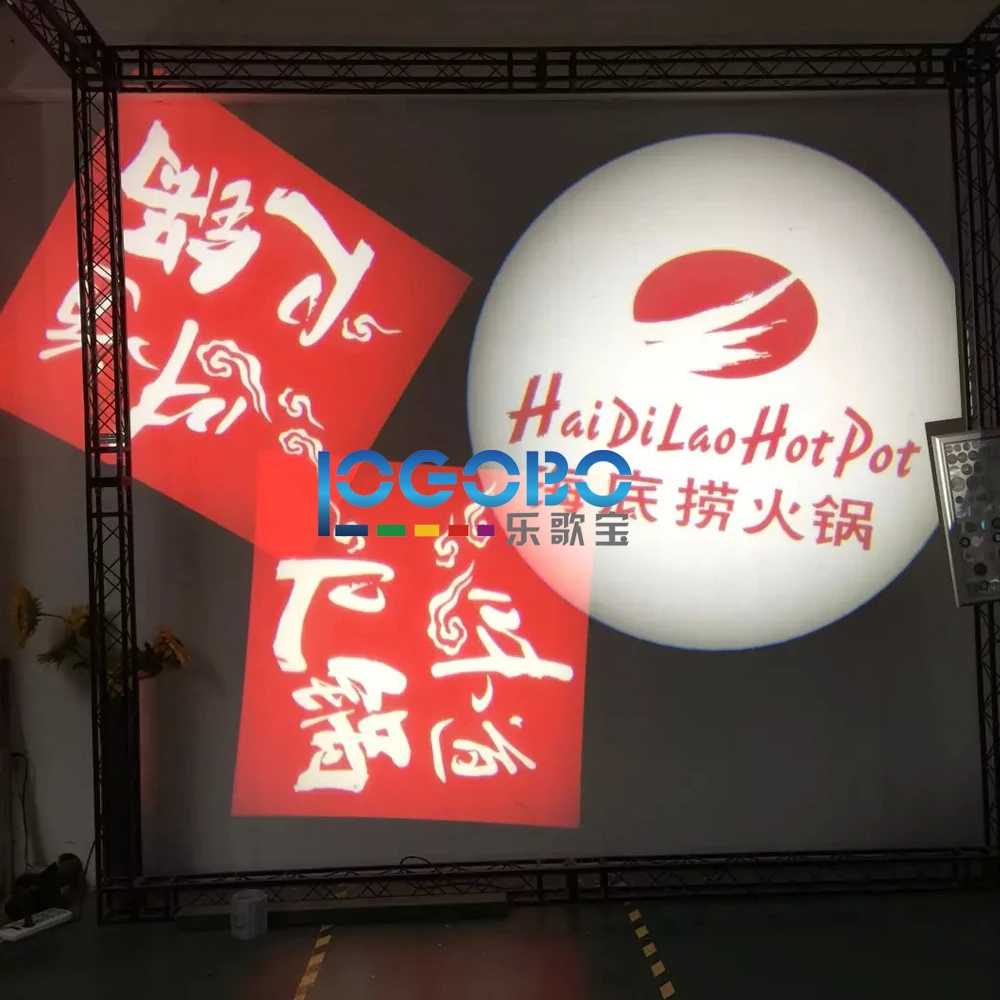 30 Вт открытый пользовательский Gobo слайдер проектор архитектура лазерная проекция Led мобильный рекламный знак логотип реклама