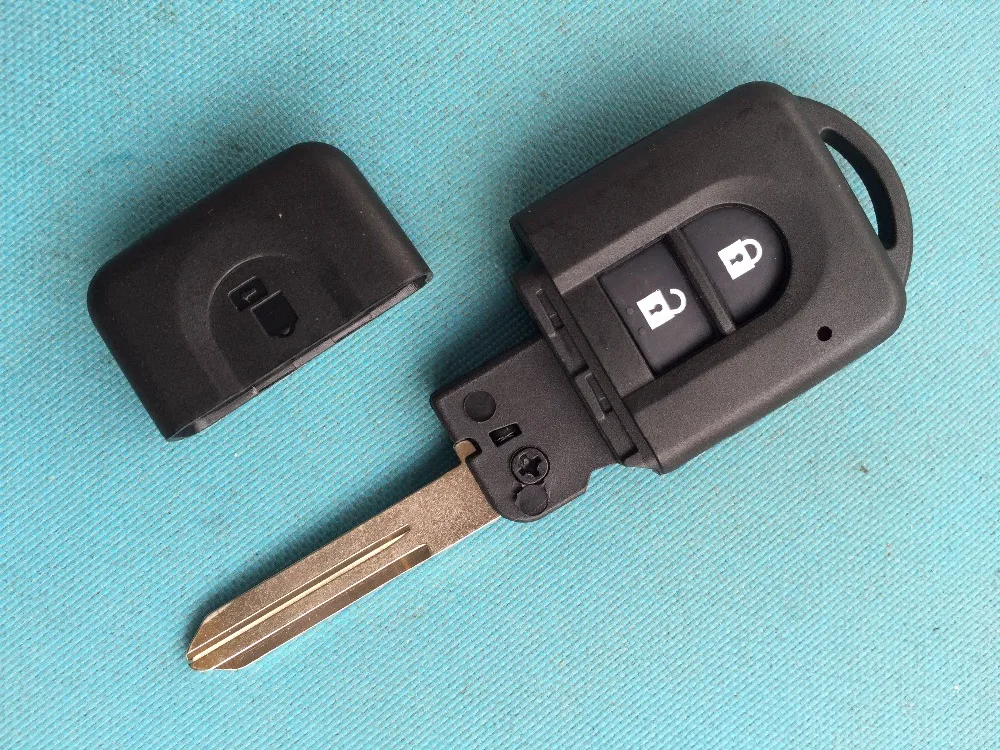 ZABEUDEIR 1 шт. запасной ключ пустой для Nissan NATS 2 кнопки дистанционного ключа брелок чехол MICRA X-TRAIL QASHQAI JUKE DUKE NAVARA