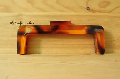 

Resin purse frame purse clasp Clutch frame 22 cm x 7.5 cm ( 8 3/4 inch x 3 inch ) Y50