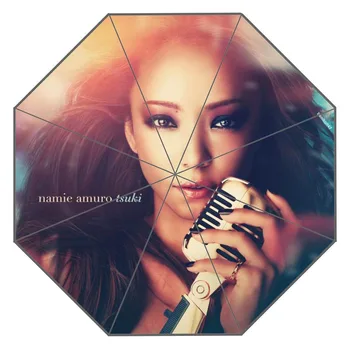 

New Custom namie amuro Artwork Umbrella Sunny and Rainy Sunscreen Anti-uv Umbrella #ASD045JK