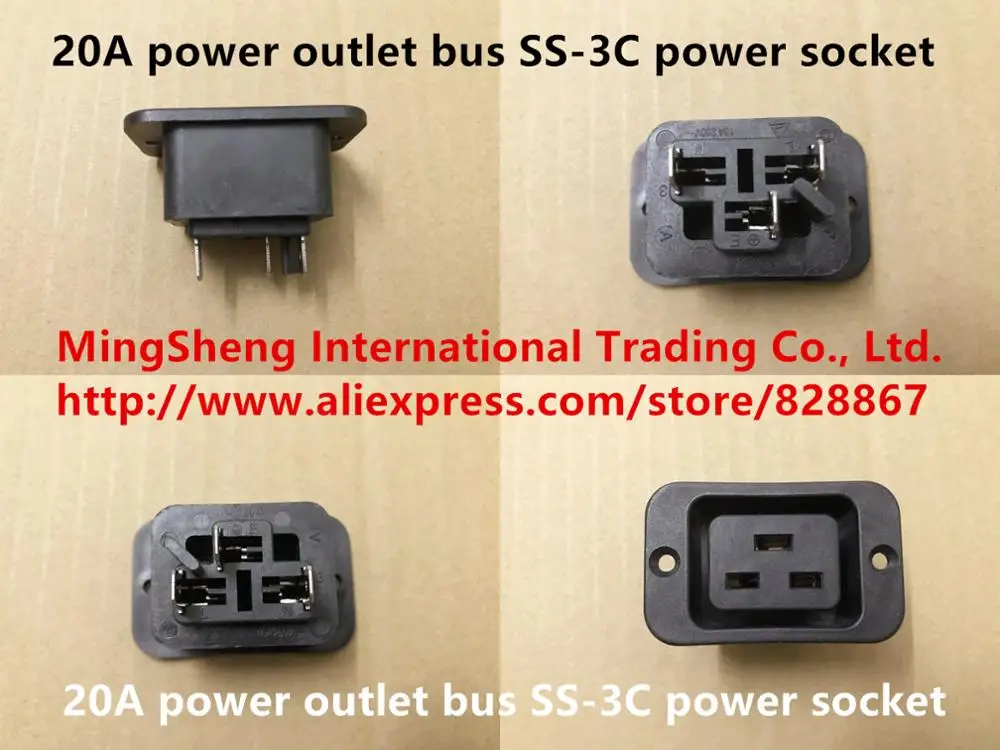 

Original new 100% import original authentic 20A power outlet bus SS-3C power socket switch