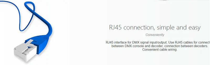 LT-858-5A DMX декодер 4CH CV RGBW полосы использования; DC12-24V в 5A* 4CH Max 20A RJ45 выход 0- яркость различные изменения