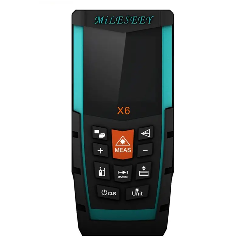 

Mileseey X6 70M Laser Distance Meter Non-slip Soft Glue Groove Design Used in Mapping Industry Laser Distance Meter