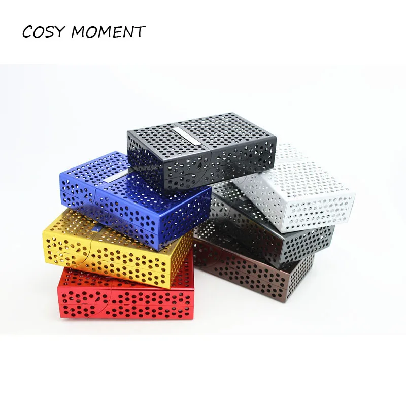 COSY MOMENT 20 пустотелый чехол для сигарет Алюминиевый Карманный держатель табака