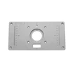 Multifunctional Aluminium Router Table Insert Plate Woodworking Benches Wood Router Trimmer Models Engraving Machine ► Photo 3/6