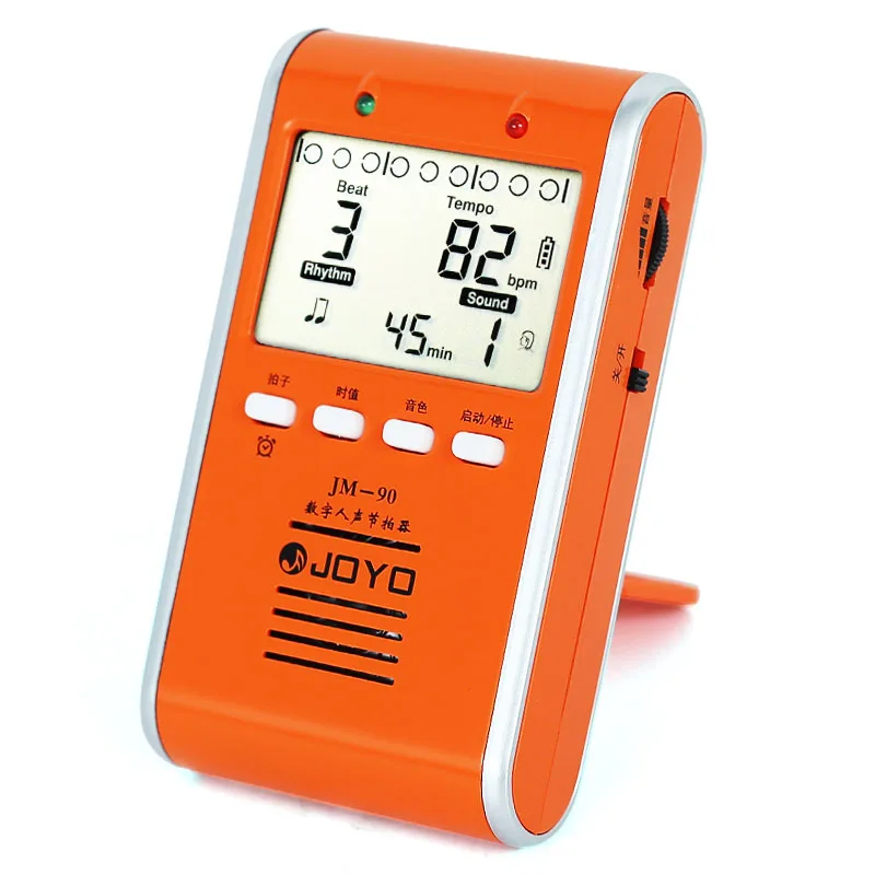 Светодиодный индикатор цифровой метроном с голосовым питанием от литий-ионной батареи JOYO JM-90 Professional музыкальные аксессуары
