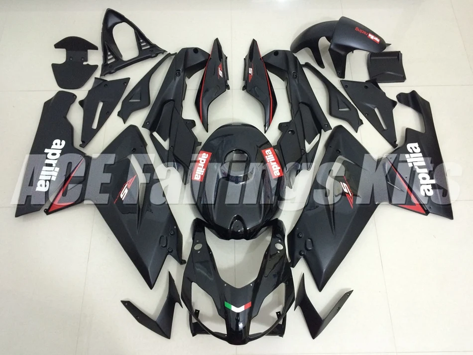 ABS литья под давлением обтекатель комплект подходит для Aprilia RS125 06 07 08 09 10 11 RS4 РСВ 125 2006-2011 Обтекатели Черный цвет